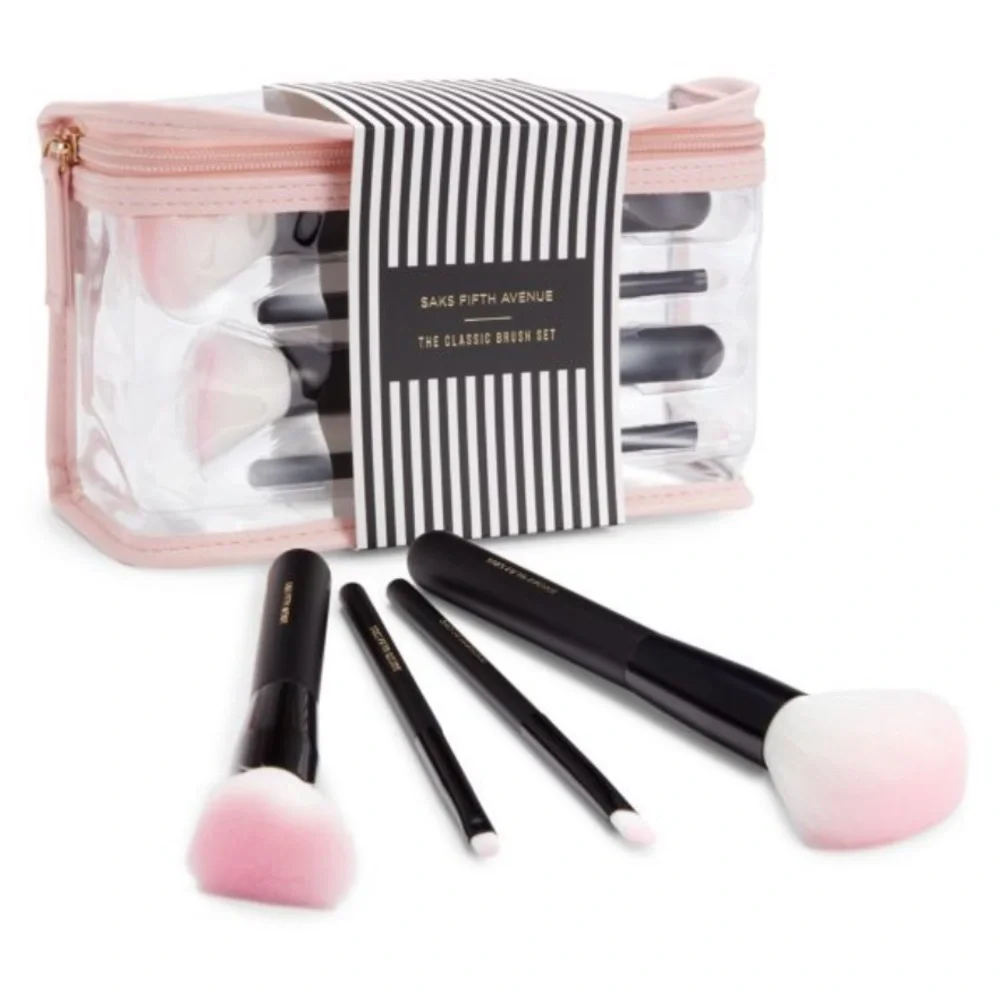 NEW Saks Fifth Avenue 4-Piece The Classic Brush Set